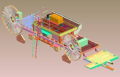 3D CAD Model of Industrial Equipment