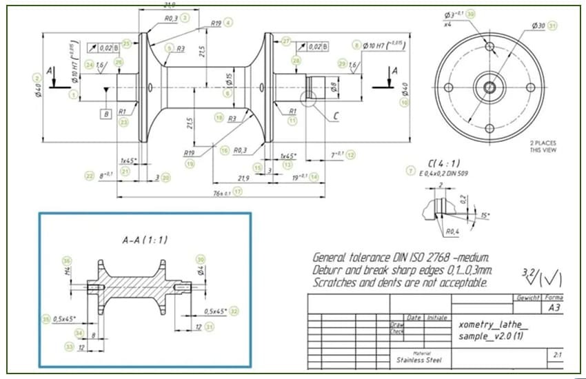 2D Mechanical Drafting Enhanced for Efficiency Graphic