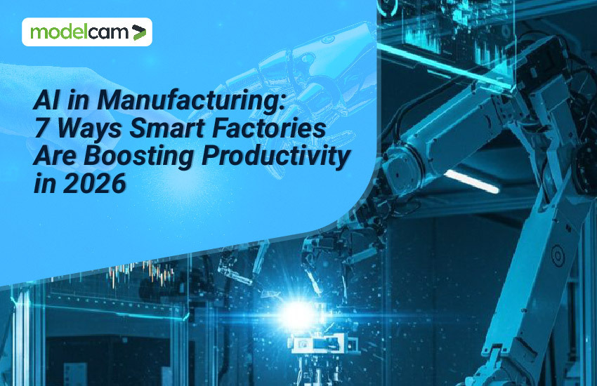 AI in manufacturing with smart factory automation, robotics, and Industry 4.0 technology