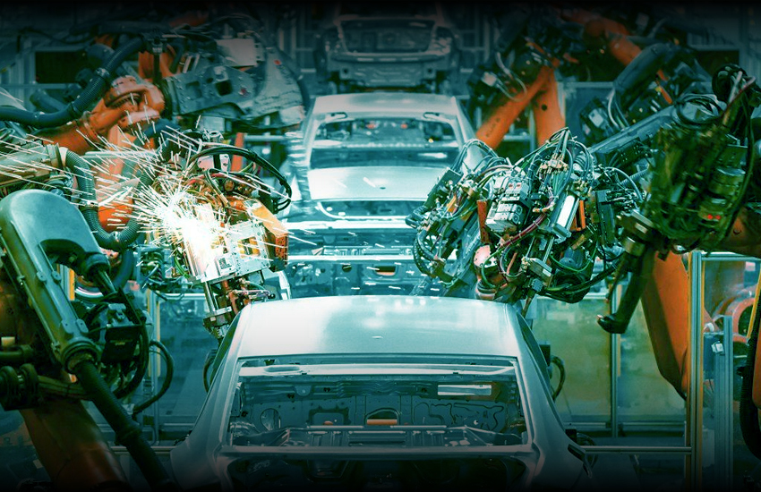 Industrial automation systems in the automotive sector for smart vehicle production