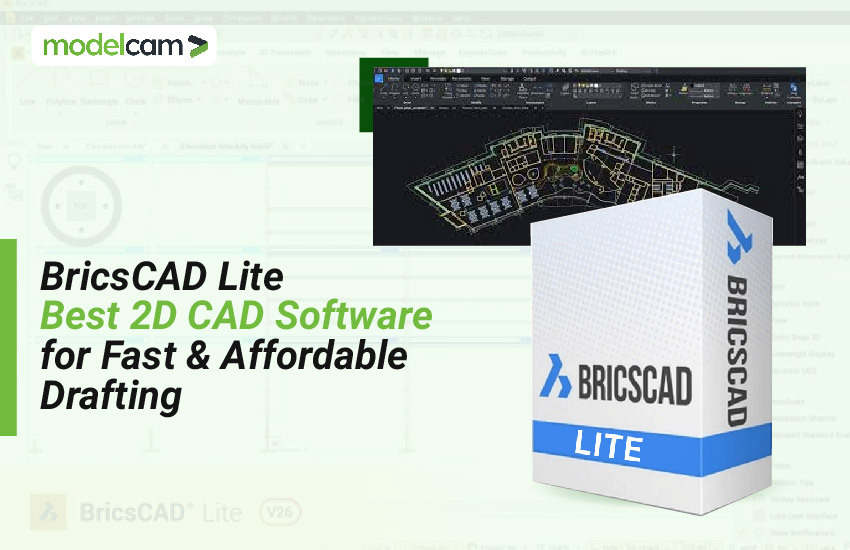 BricsCAD Lite affordable 2D CAD software for fast drafting and design
