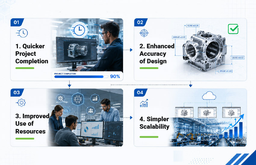 Key benefits of engineering automation for improving productivity, accuracy, and design workflow efficiency