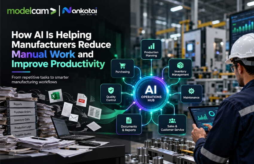 How AI Is Helping Manufacturers Reduce Manual Work and Improve Productivity