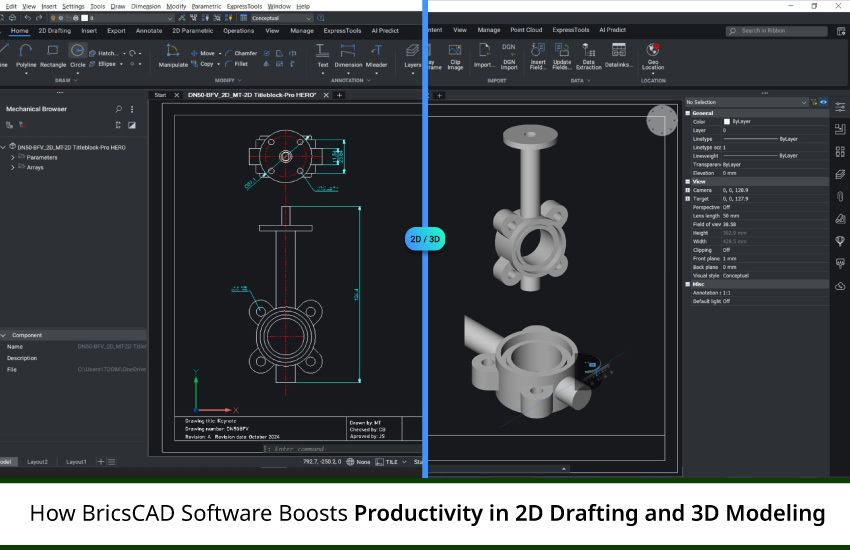 How BricsCAD Software Boosts Productivity in 2D Drafting and 3D Modeling