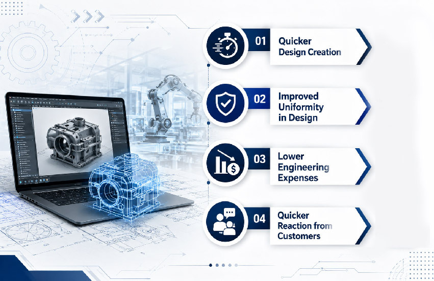 Engineering design automation increasing productivity with faster workflows, improved accuracy, and reduced manual tasks