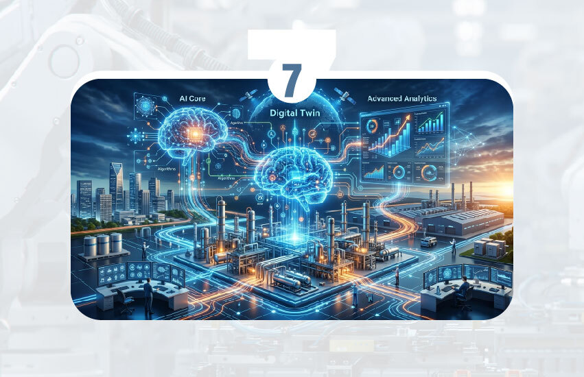 Digital twin integration with AI and advanced analytics for smart manufacturing