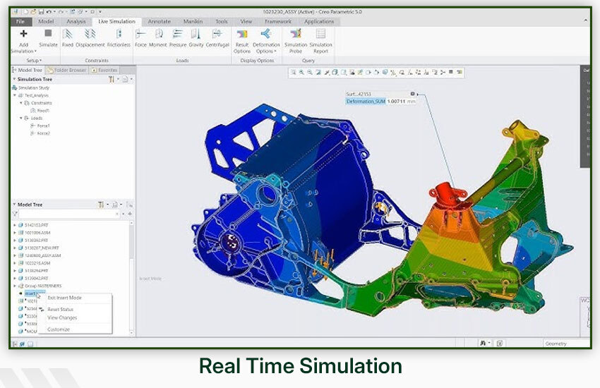 Real-Time Simulation Tools in Creo 12 for Faster Design Validation