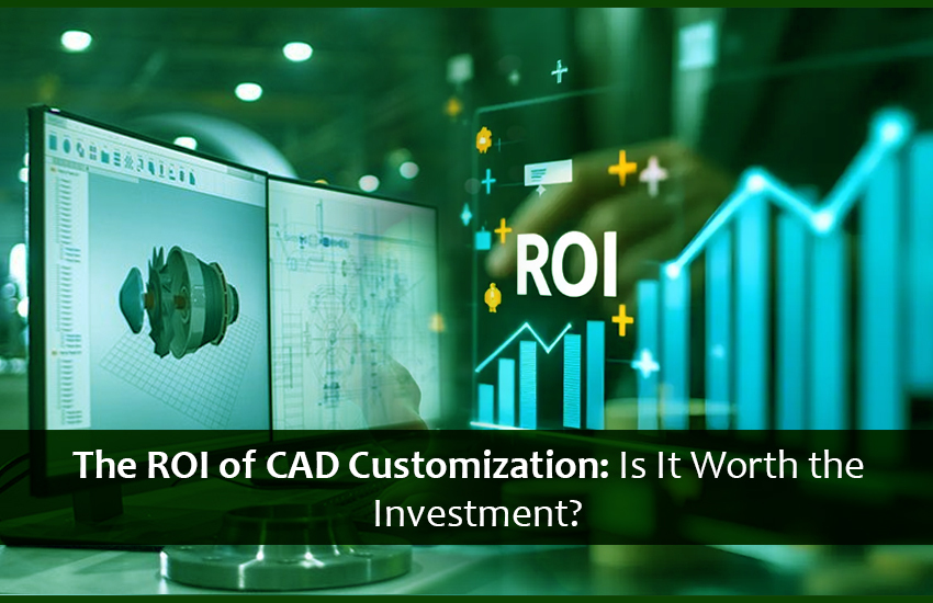 ROI of CAD Customization – graphical chart with CAD interface