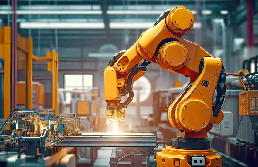 AI in Manufacturing – Predictive maintenance, quality control, and automation transforming industrial production.
