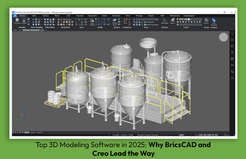 Top 3D Modeling Software in 2025: Why BricsCAD and Creo Lead the Way