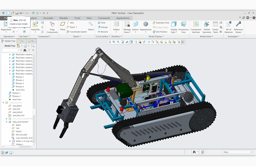 Creo Parametric training for beginners – essential CAD modeling techniques