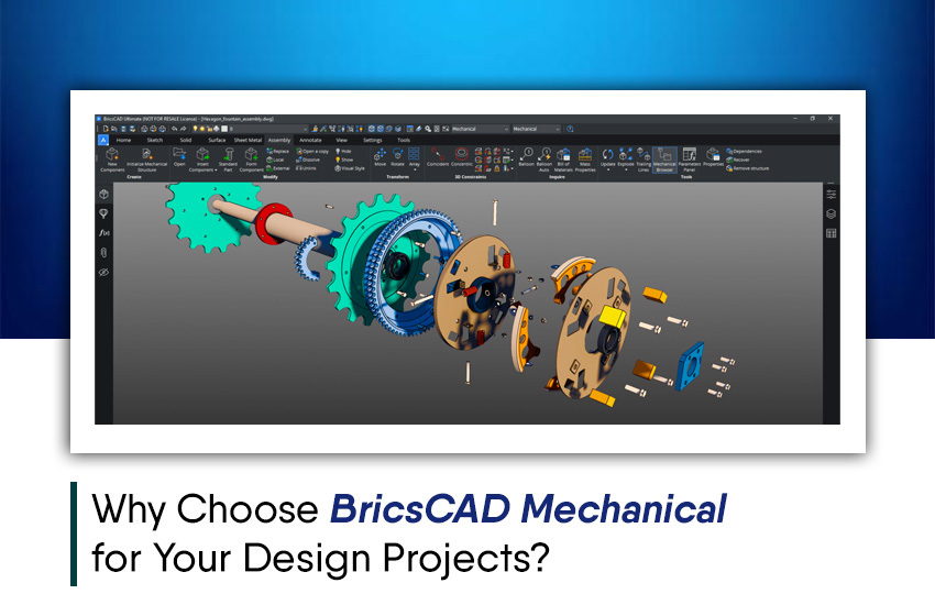 BricsCAD Mechanical for Design Projects