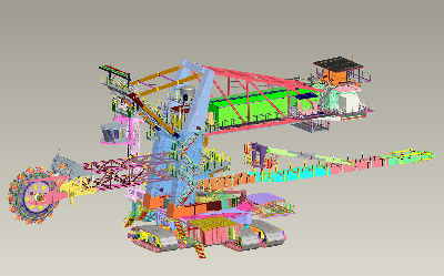 CAD engineering design services to design and develop construction equipment